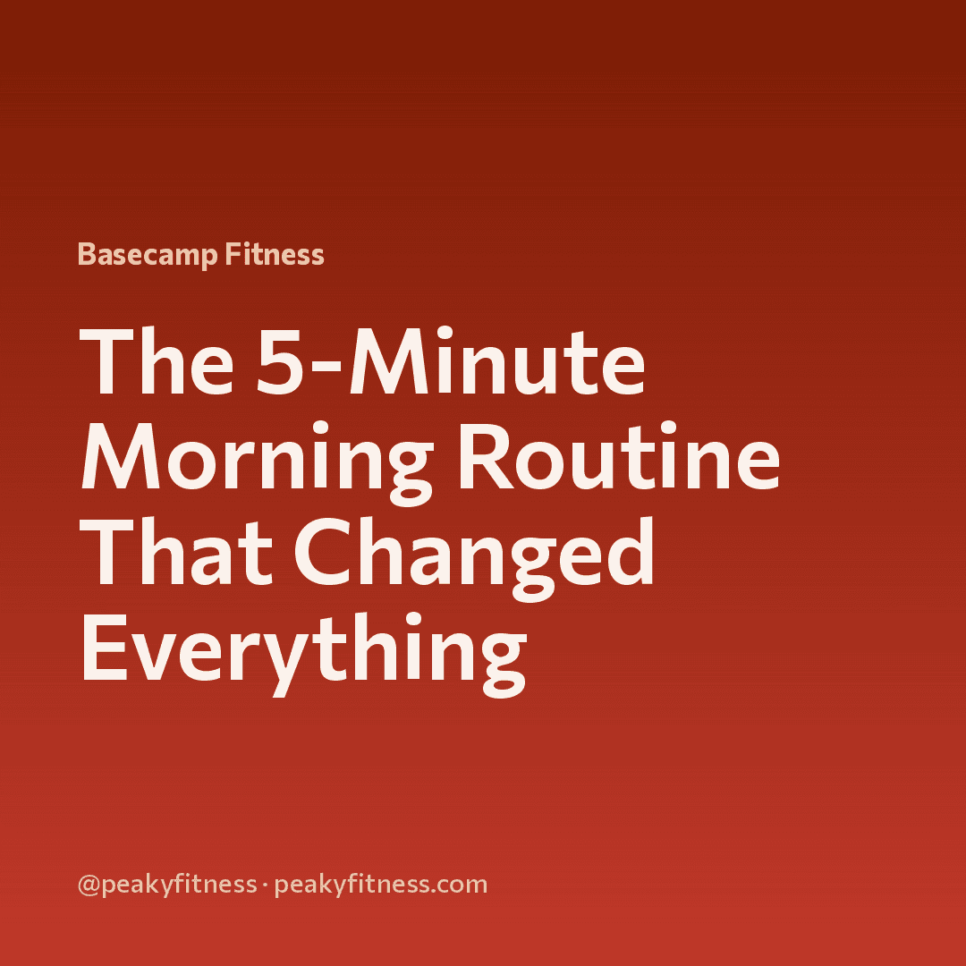 RowImages sample — fitness coach square post (1080×1080)