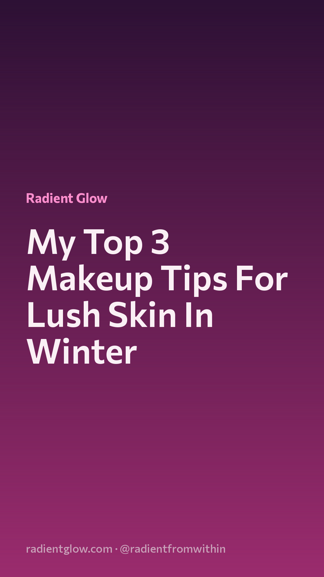 RowImages sample — beauty creator story (1080×1920)