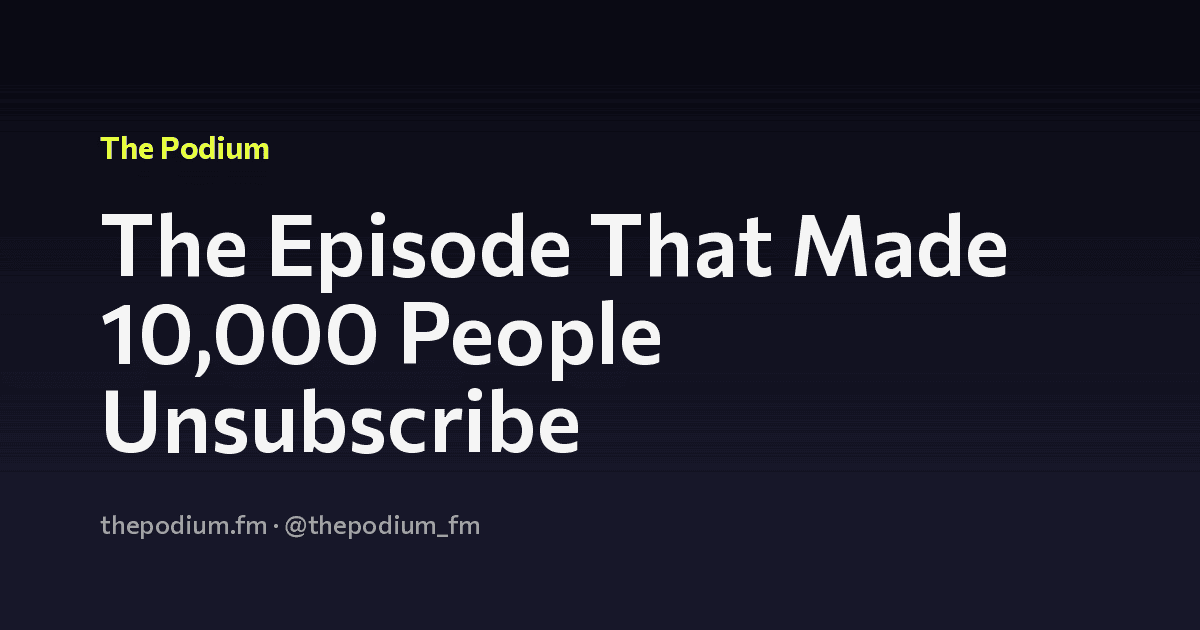 RowImages sample — podcaster OG link preview (1200×630)