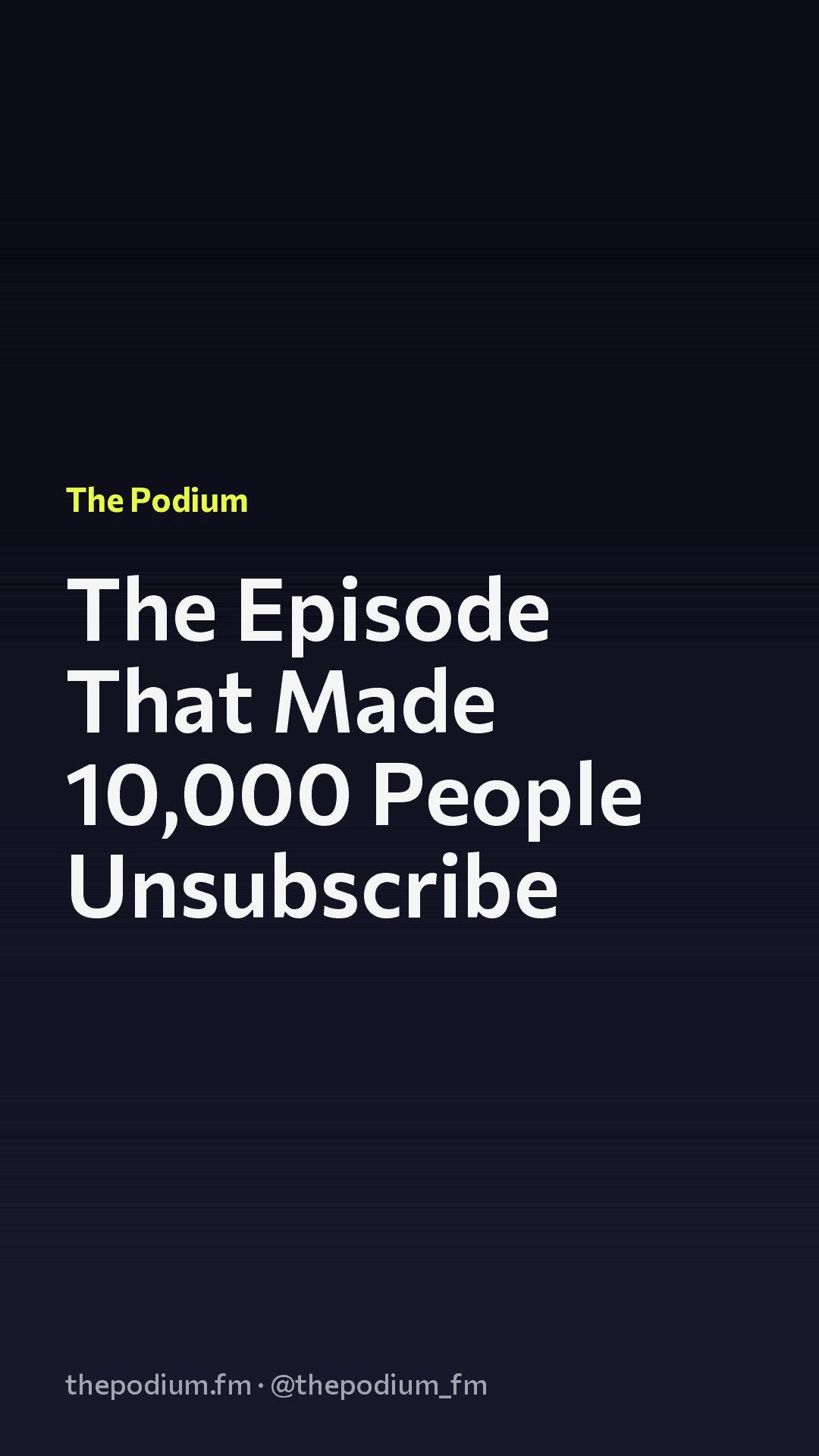 RowImages sample — podcaster story (1080×1920)